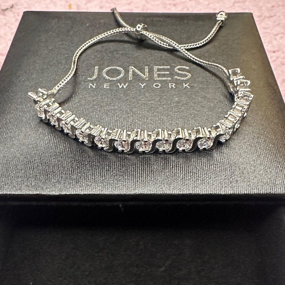Jones New York Silver Adjustable Bracelet